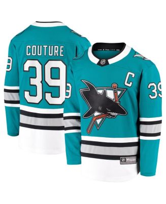 Fanatics Men's Logan Couture Teal San Jose Sharks 30th Anniversary
