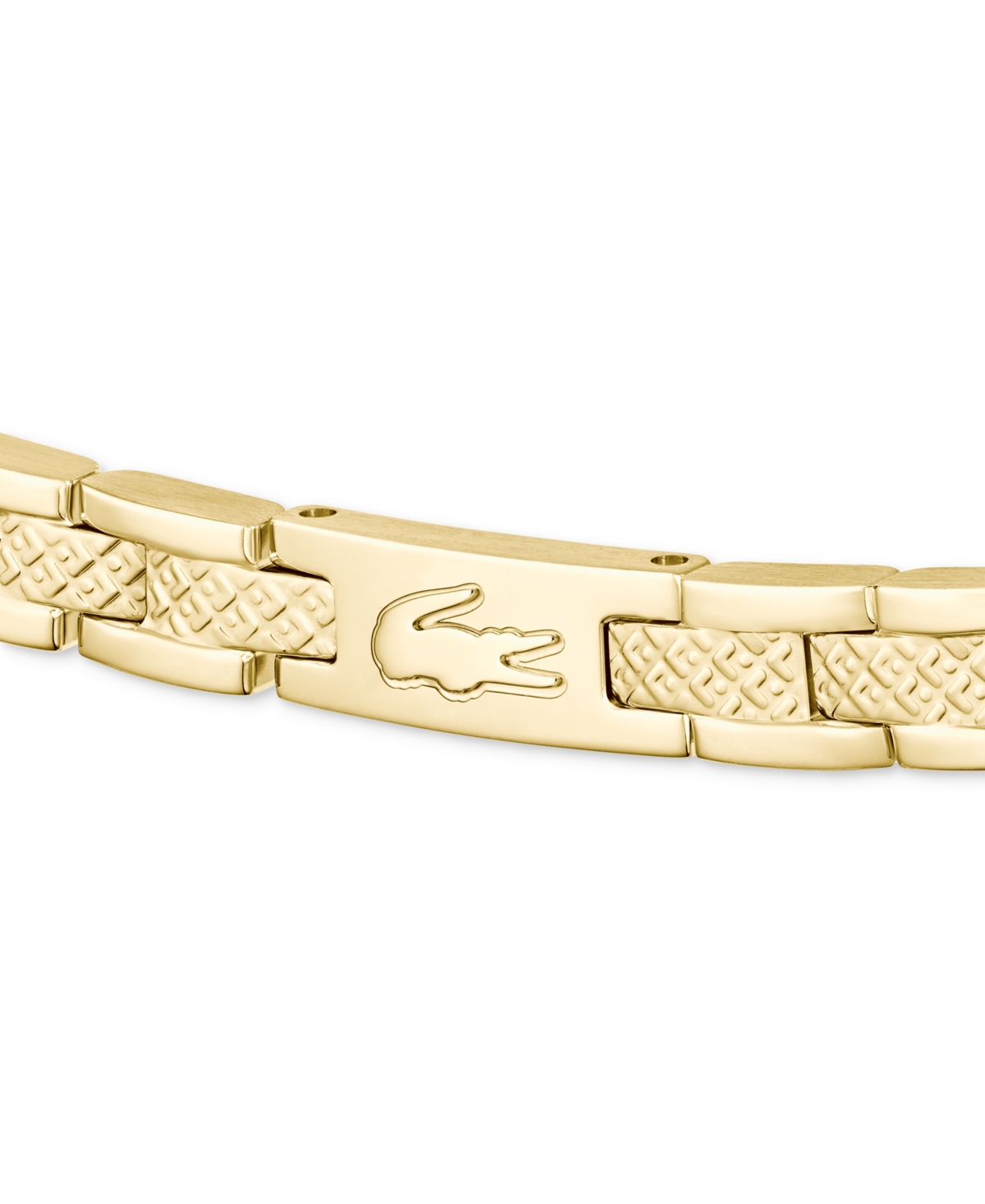 Lacoste Metropole H-link Bracelet In Gold