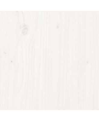 Book Cabinet/Room Divider White 23.6"x11.8"x78.5" Solid Wood Pine