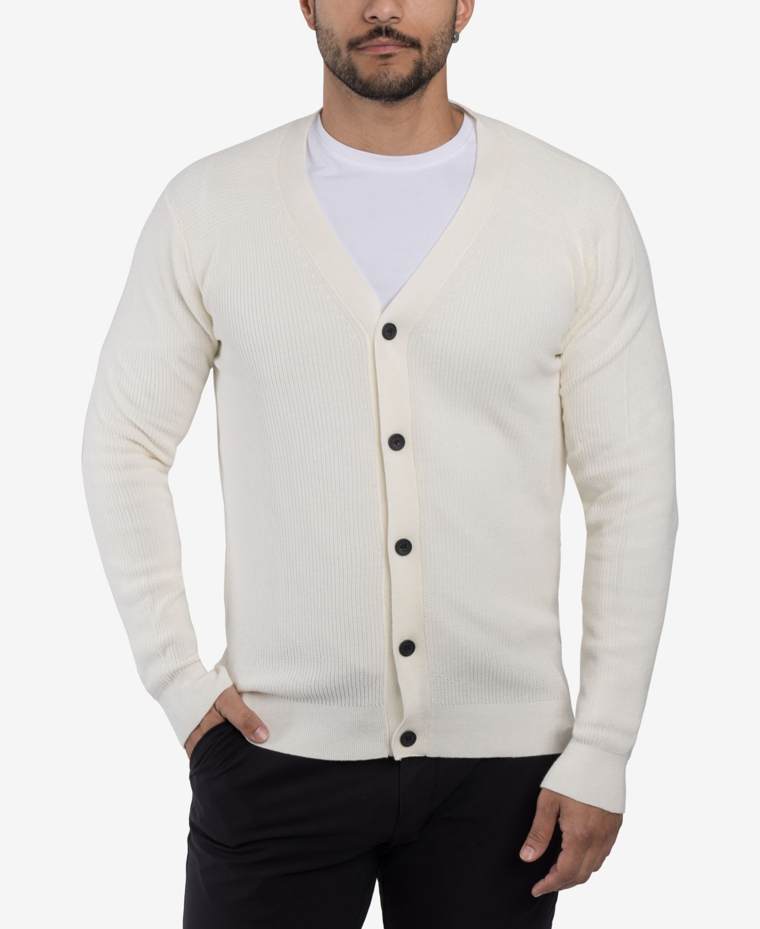Big & Tall Cotton Cardigan Sweater