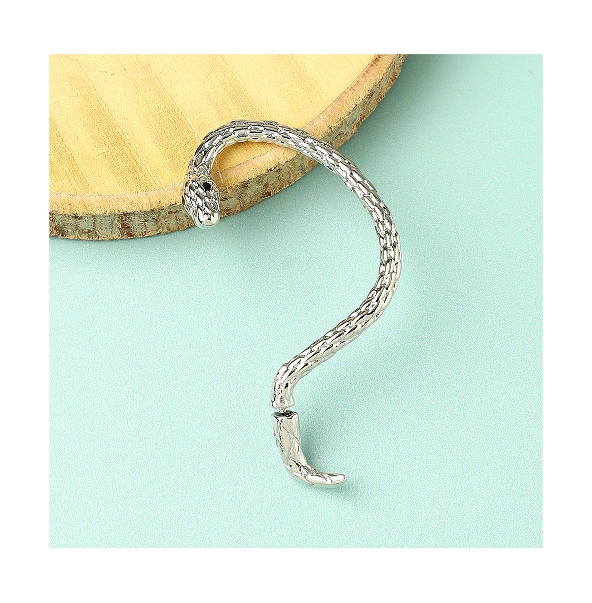 Sohi Party Cuff Earrings In Silver