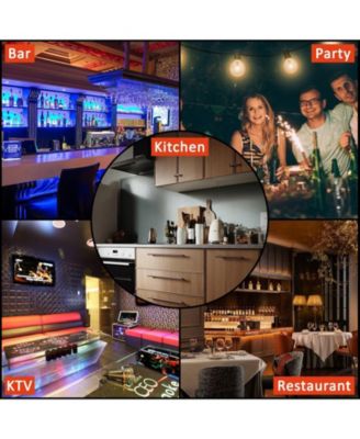 40-Inch Acrylic LED Wine Cabinet - Remote Control, App-Controlled Display, Modern Design, Home Bar Accessory, and Party Wine Display