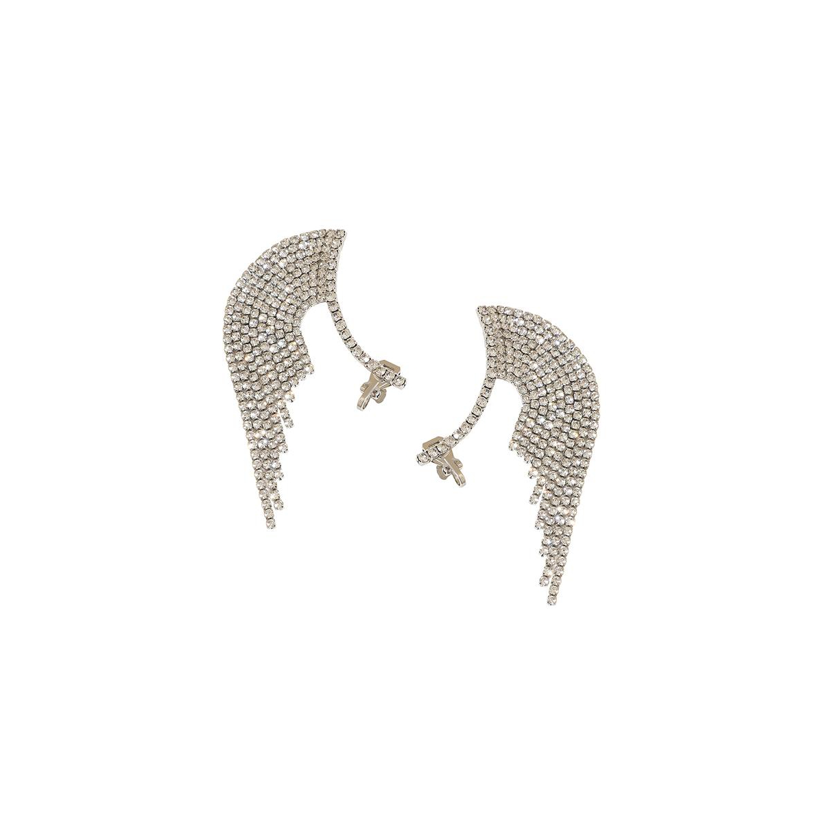 Sohi Casual Cuff Earrings In Silver