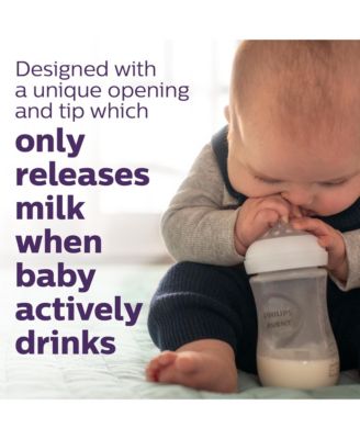 Natural Baby Bottle with Natural Response Nipple Newborn Baby Gift Set