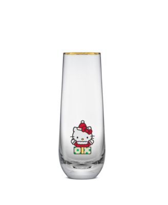Hello Kitty and Friends Holiday Stemless Flutes, Set of 4