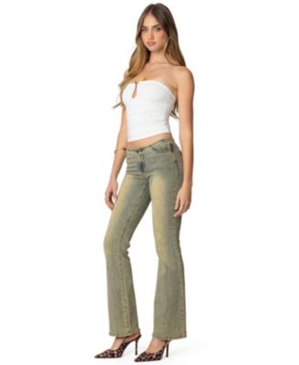 Women's Curved U Strapless Top