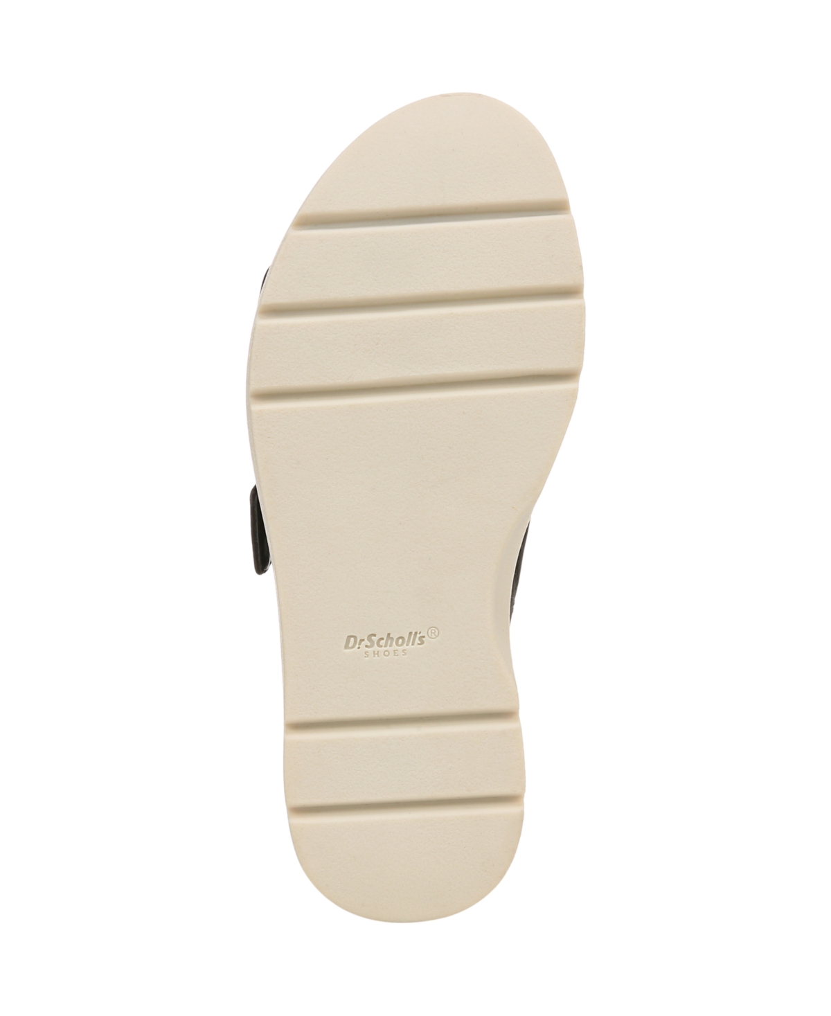 Shop Dr. Scholl's Women's Nice Day Max Og Slide Wedge Sandals In Black Faux Leather
