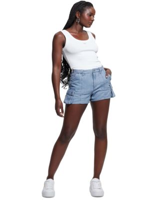 Amara Denim Shorts main image 1