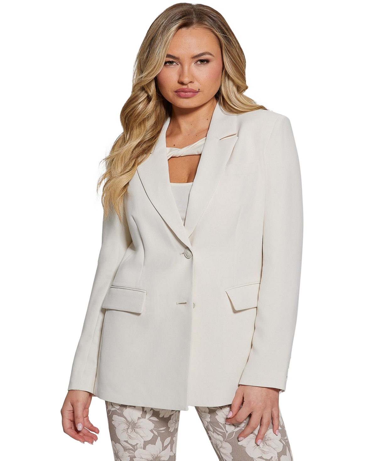 Women's Desiree Blazer - Cream White
