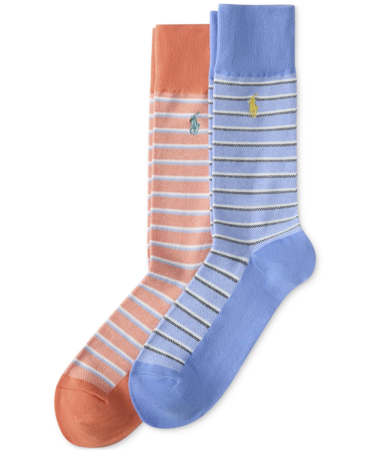 Polo Ralph Lauren Assorted 2-pack Oxford Stripe Dress Socks