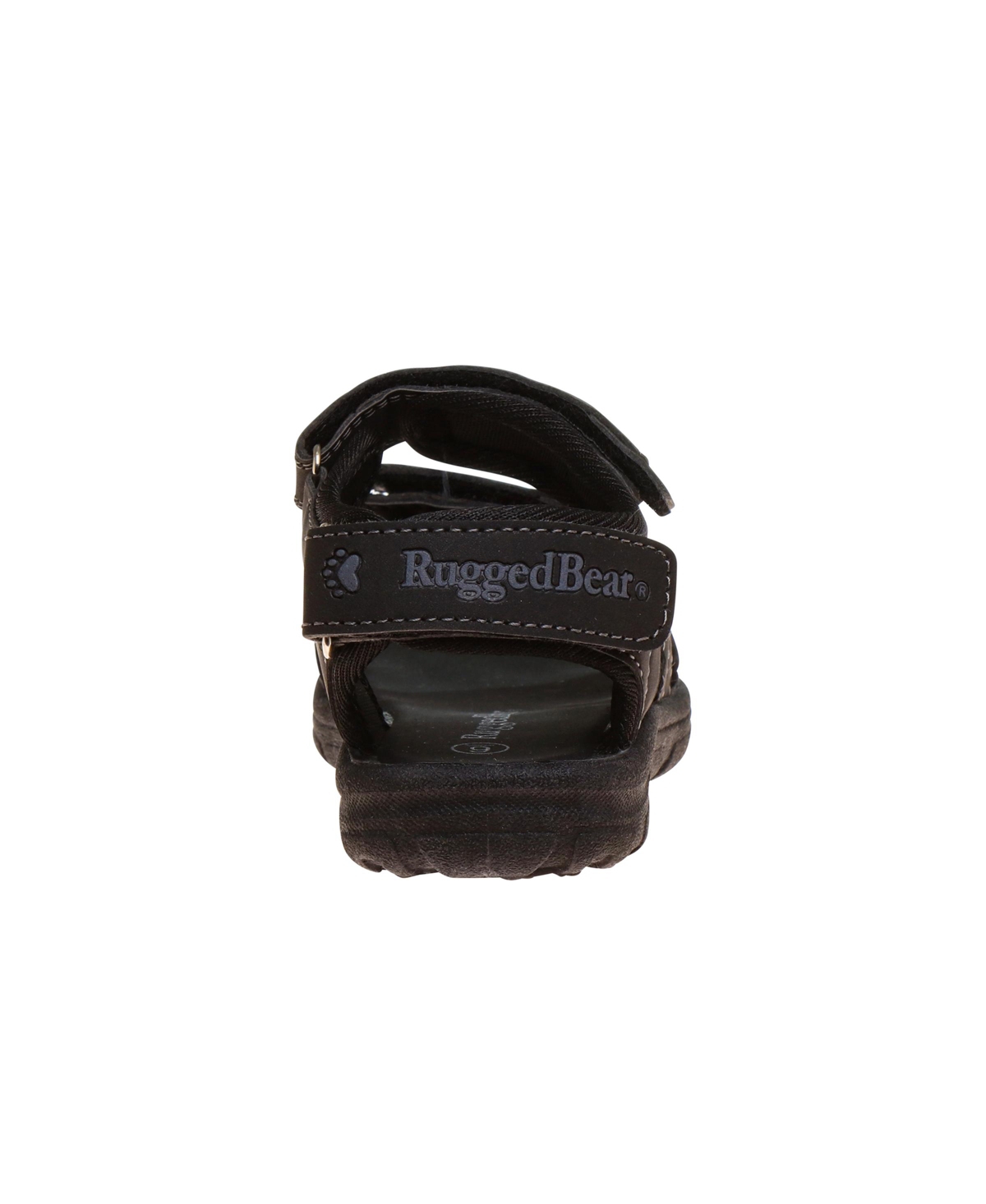 Rugged Bear Toddler Boys Open-toe Sport Sandals In Black