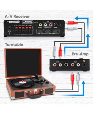 Phono Turntable Preamp with RCA Input & Low Noise Operation