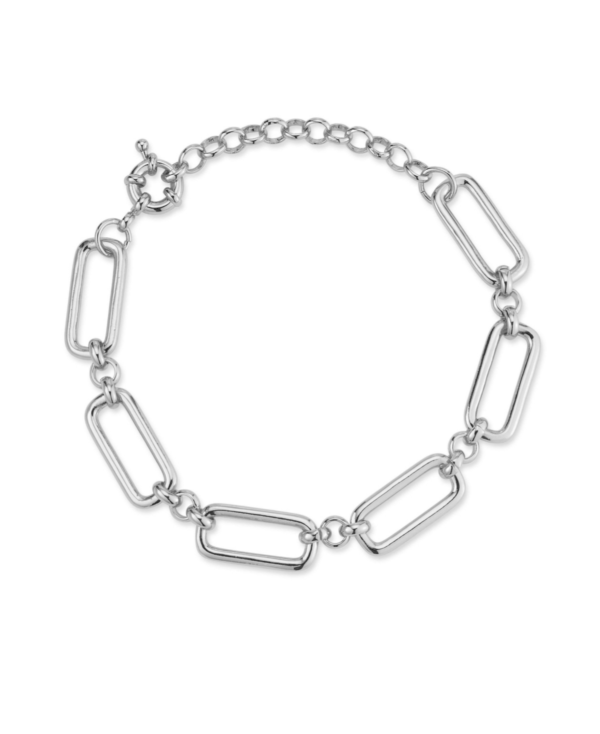Gold Plated Bold Link Chain Bracelet - Gold