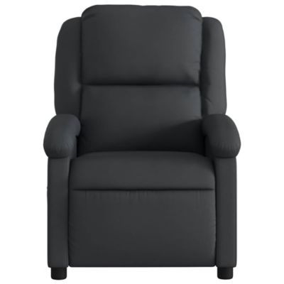 1 piece Real Leather Black Recliner Chair