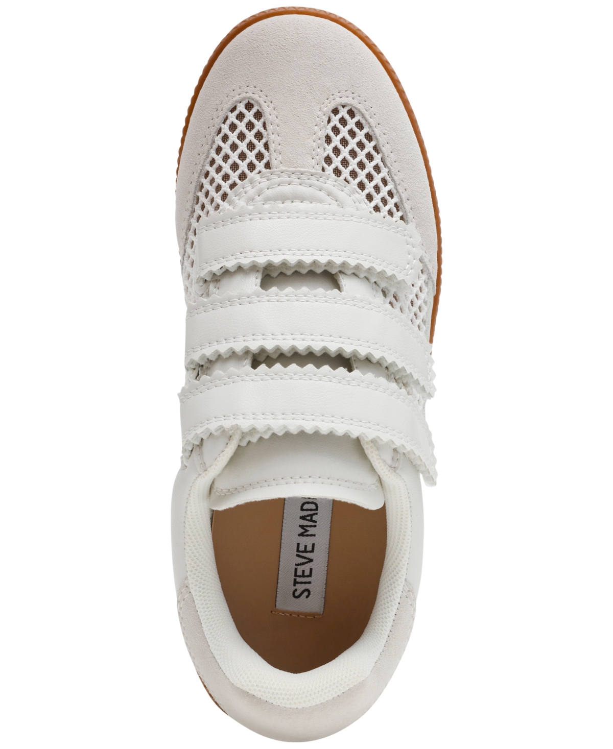 Steve Madden Women's Momentum-m Mesh Sneakers In White Mesh