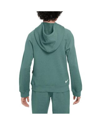 Big Boys and Girls Green Tottenham Hotspur Third Air Pullover Hoodie