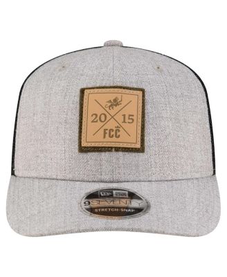 Men's Heather Gray FC Cincinnati 9SEVENTY COOLERA Stretch-Snap Adjustable Hat