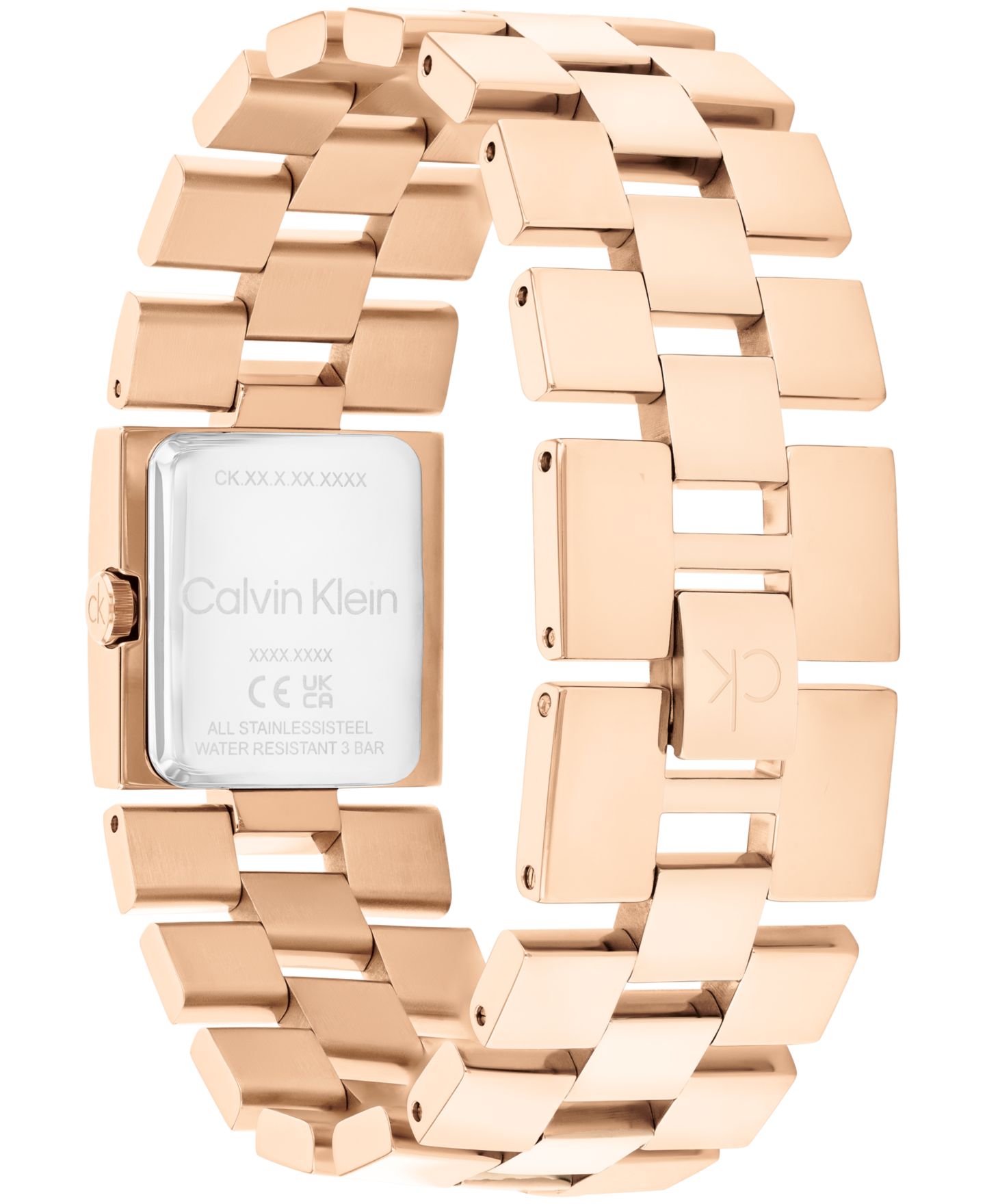 Женские часы Calvin Klein CK Meridian Rose Gold Tone Stainless Steel Bracelet Watch, 22mm — фото 3