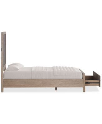 Portmore Twin Panel Storage Bed (with soft close drawers), Created for Macy's