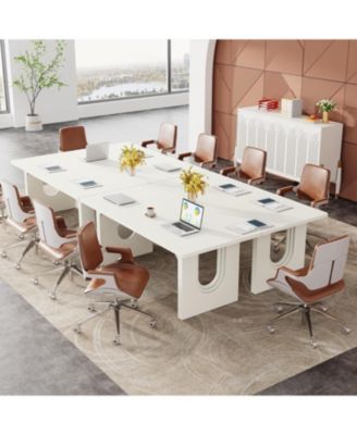 Modern Executive Desk, 70.9" Large Office Computer Desk, Meeting Room Table, Simple Workstation Business Furniture for Home Office