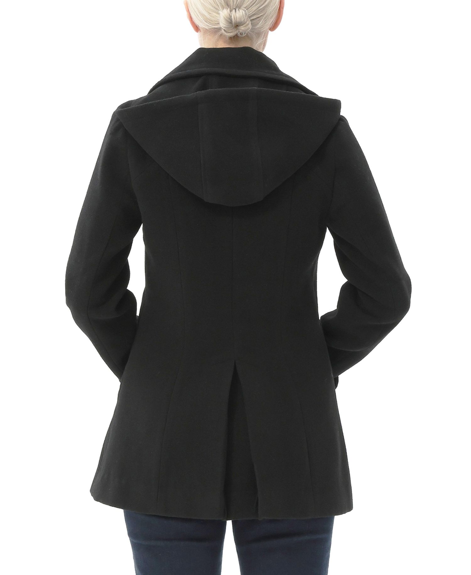 Women's Mira Wool Blend Hooded Pea Coat