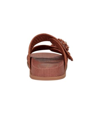 Women's Valena Woven Double Strap Flat Sandals