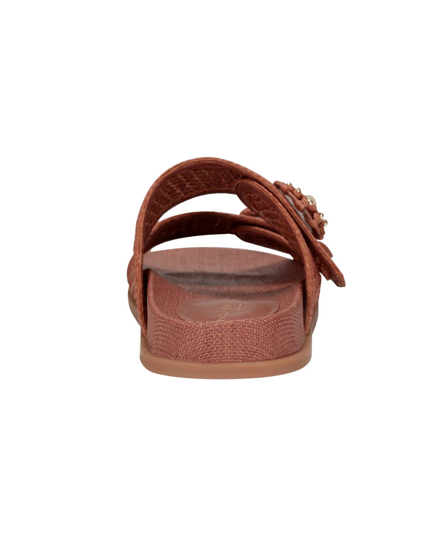 Женские сандалии Marc Fisher LTD Valena Woven Double Strap Flat, цвет: Коричневый — фото 3