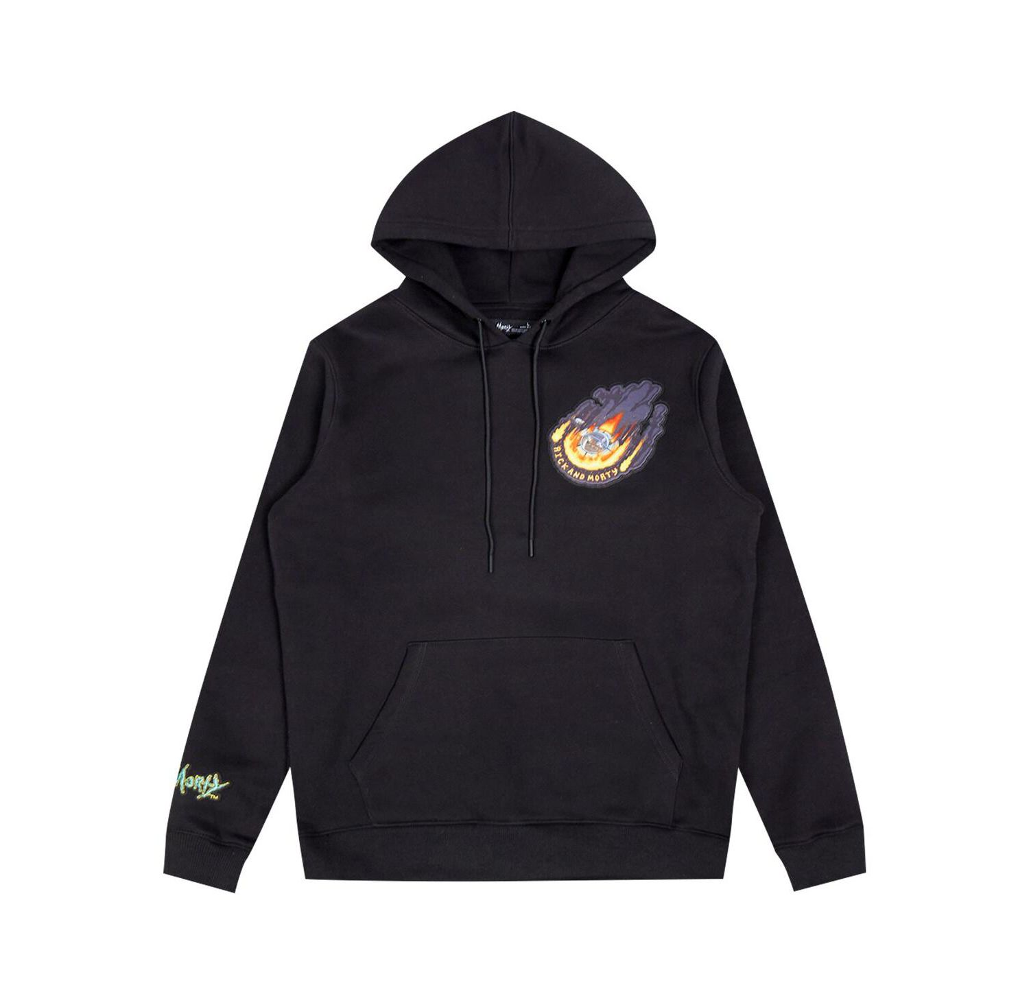 Men's Black Rick And Morty Every Rick Pullover Hoodie