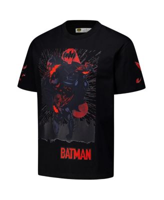 Men's Black Batman Comics Signal T-Shirt