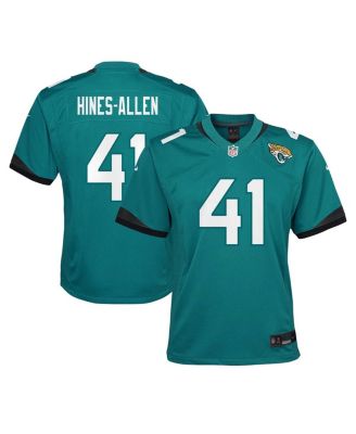 Nike - Big Boys and Girls Josh Hines-Allen Teal Jacksonville Jaguars Team Game Jersey