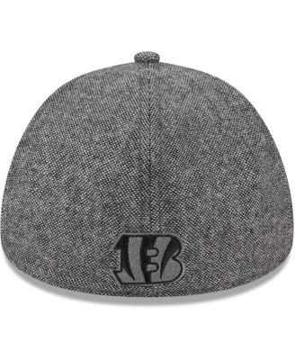 Men's Gray Cincinnati Bengals Peaky Duckbill Fitted Hat