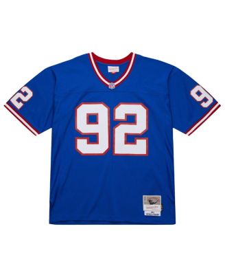 Men's Michael Strahan Royal New York Giants Big Tall 1993 Retired Player Replica Jersey