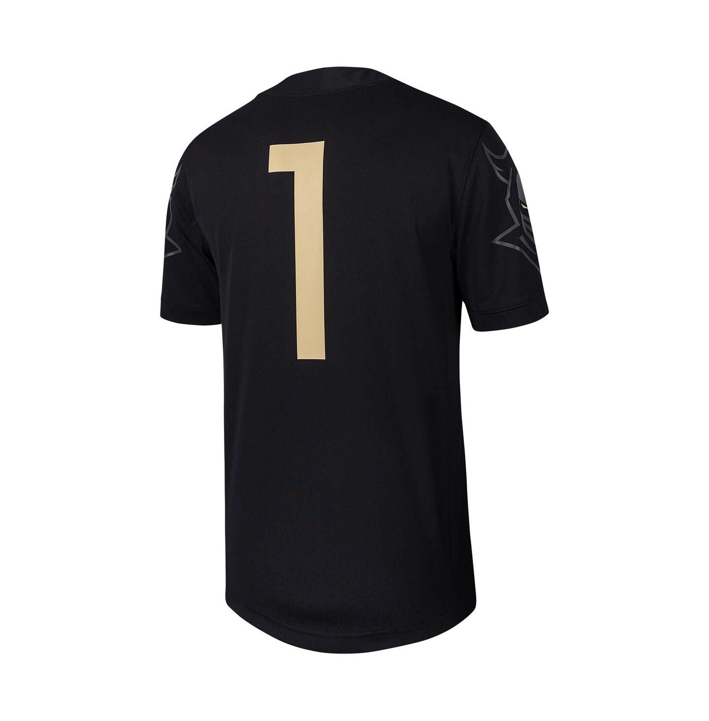 Мужской топ Nike 1 Black UCF Knights Untouchable Replica Football Jersey — фото 2