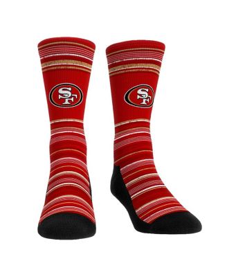 Men's San Francisco 49ers Primary Crew Socks Boxer Briefs Combo Pack