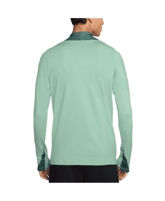 Men's Green Tottenham Hotspur 2024/25 Third Strike Drill Performance Quarter-Zip Pullover Top
