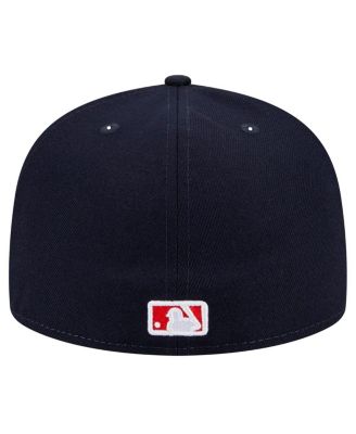 Men's Navy Boston Red Sox Script Sided 59FIFTY Fitted Hat