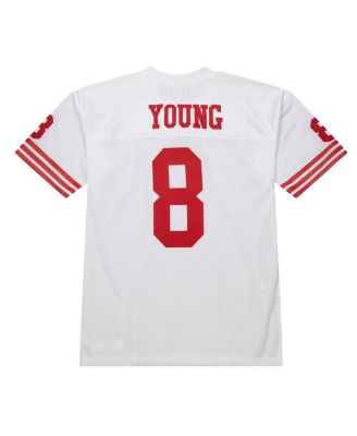 Men's Steve Young White San Francisco 49ers 1994 Authentic Throwback Retired Player Jersey