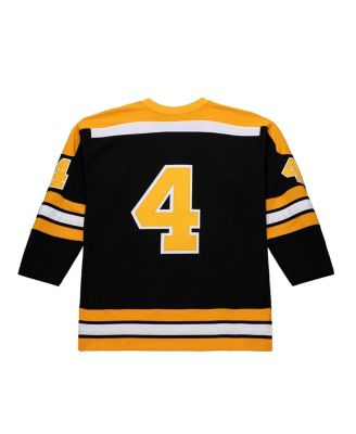 Men's Bobby Orr Black Boston Bruins Big Tall 1971/72 Blue Line 2.0 Jersey
