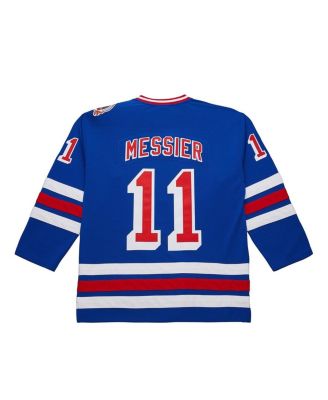 Men's Mark Messier Blue New York Rangers Big Tall 1993/94 Blue Line 2.0 Jersey