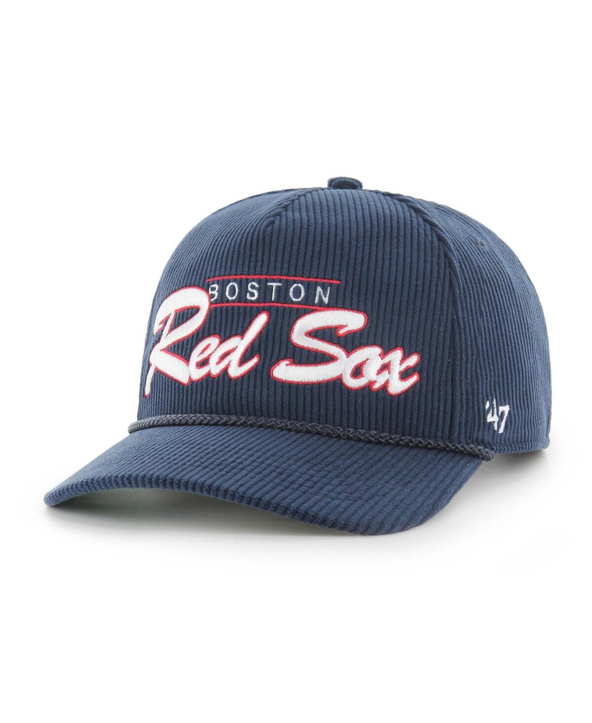 47 Brand Men's Navy Boston Red Sox Corduroy Hitch Adjustable Hat In Navy