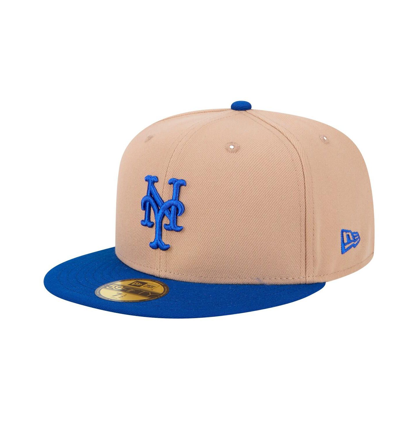Мужская бейсболка New Era New York Mets 59FIFTY Fitted, Khaki — фото 1