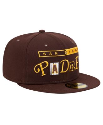 Men's Brown San Diego Padres Ransom 59FIFTY Fitted Hat