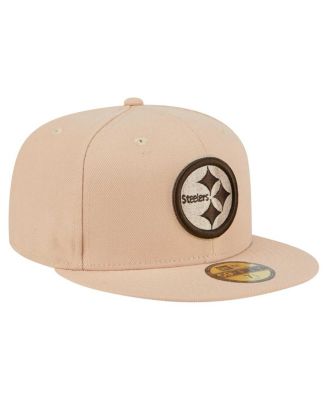 Men's Tan Pittsburgh Steelers Candied Pecan 59FIFTY Fitted Hat