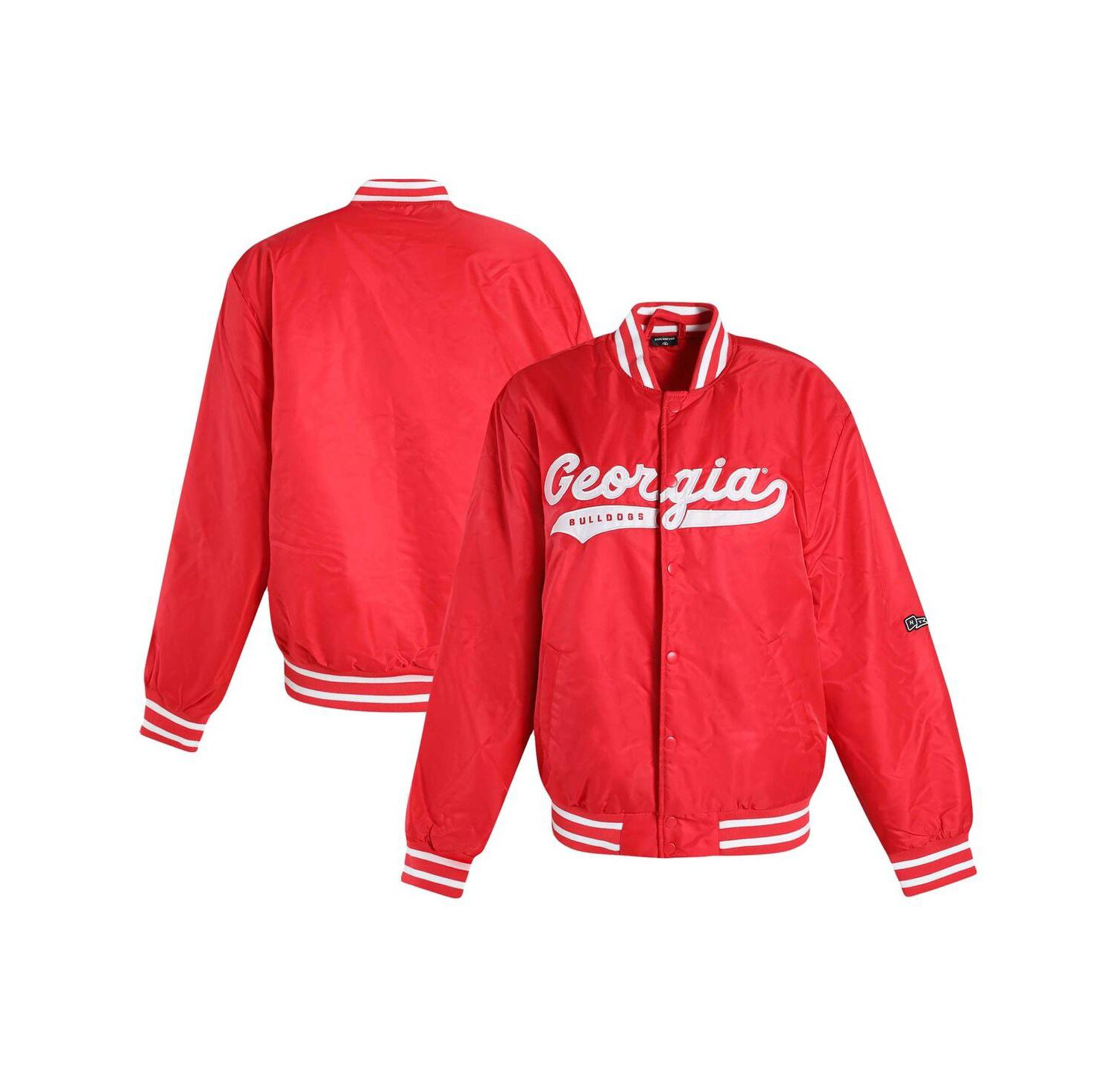 Women's Red Georgia Bulldogs A-Game Varsity Full-Snap Jacket