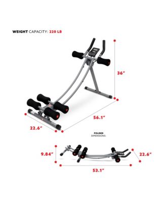 Core Glider Ab Waist Trainer Machine