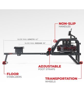 Smart Obsidian Surge 500 m Water Rowing Machine