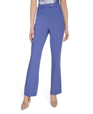 Calvin Klein Women's Lux Modern Fit Pants - Macy's