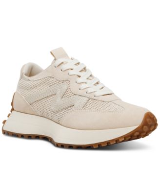 ★Steve Madden★ Campo ベージュ レースアップ スニーカー Steve Madden Women's Campo Retro Lace-Up Jogger Sneakers