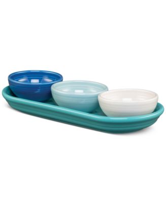 Fiesta Coastal Blues Mixed Colors 4 Pc. Condiment Set - Macy's