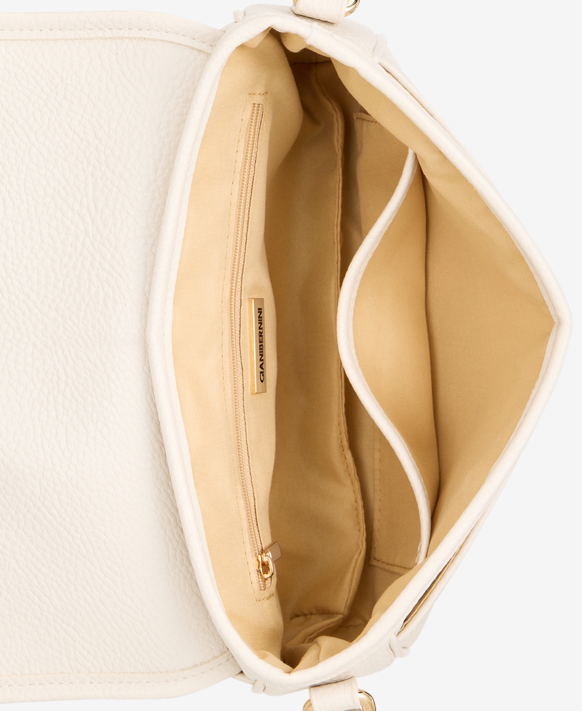 Macy's Pebble East West Small Flap Crossbody, Exclusively At  In White